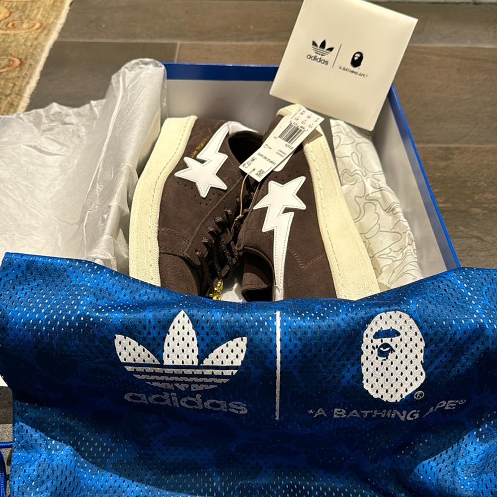 Adidas Campus 80s BAPE 30th anniversary brown never worn